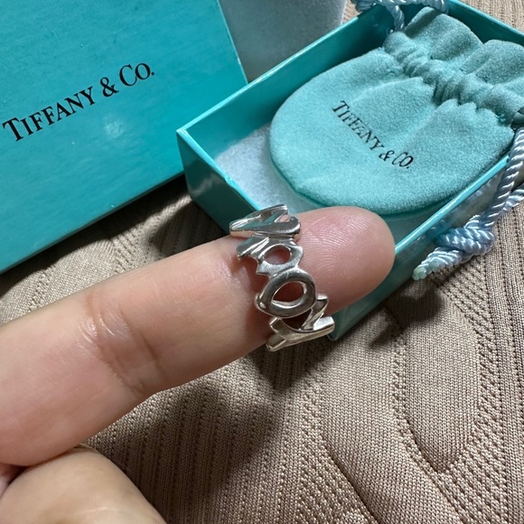 Tiffany & Co. Silver Ring with Box Paloma Picasso XOXO hugs and kisses - Picture 2 of 6